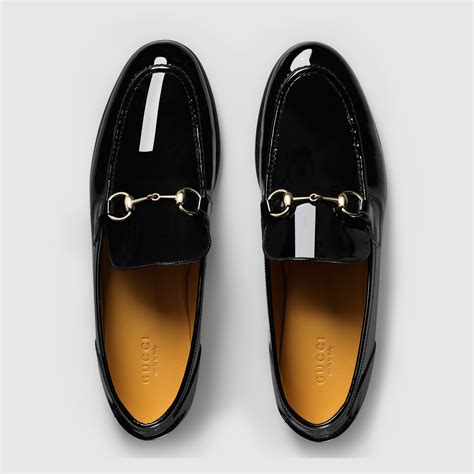 gucci leather loafer gold buckle|Gucci fur loafers women's.